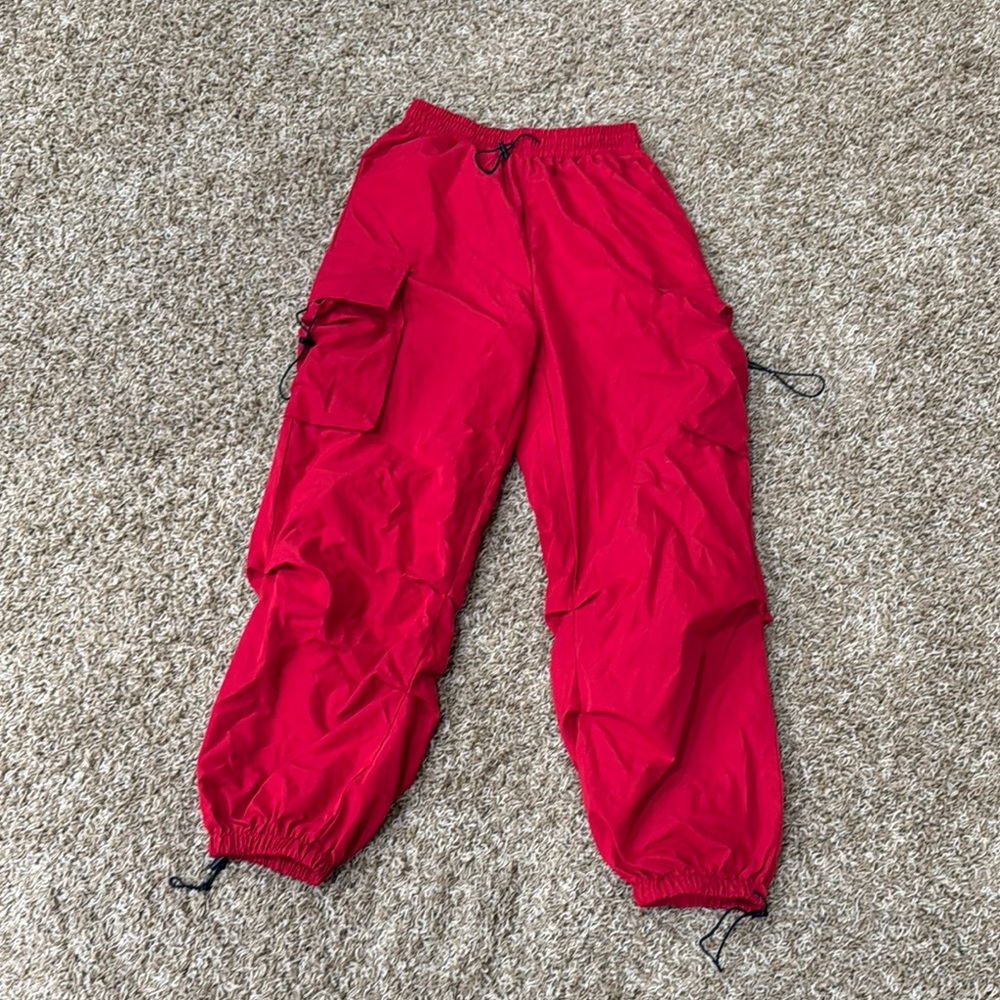 Red Cargo Pants